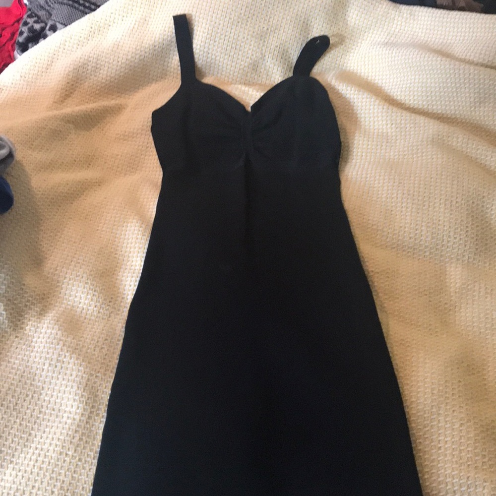 BCBG Black stretchy skinny dress